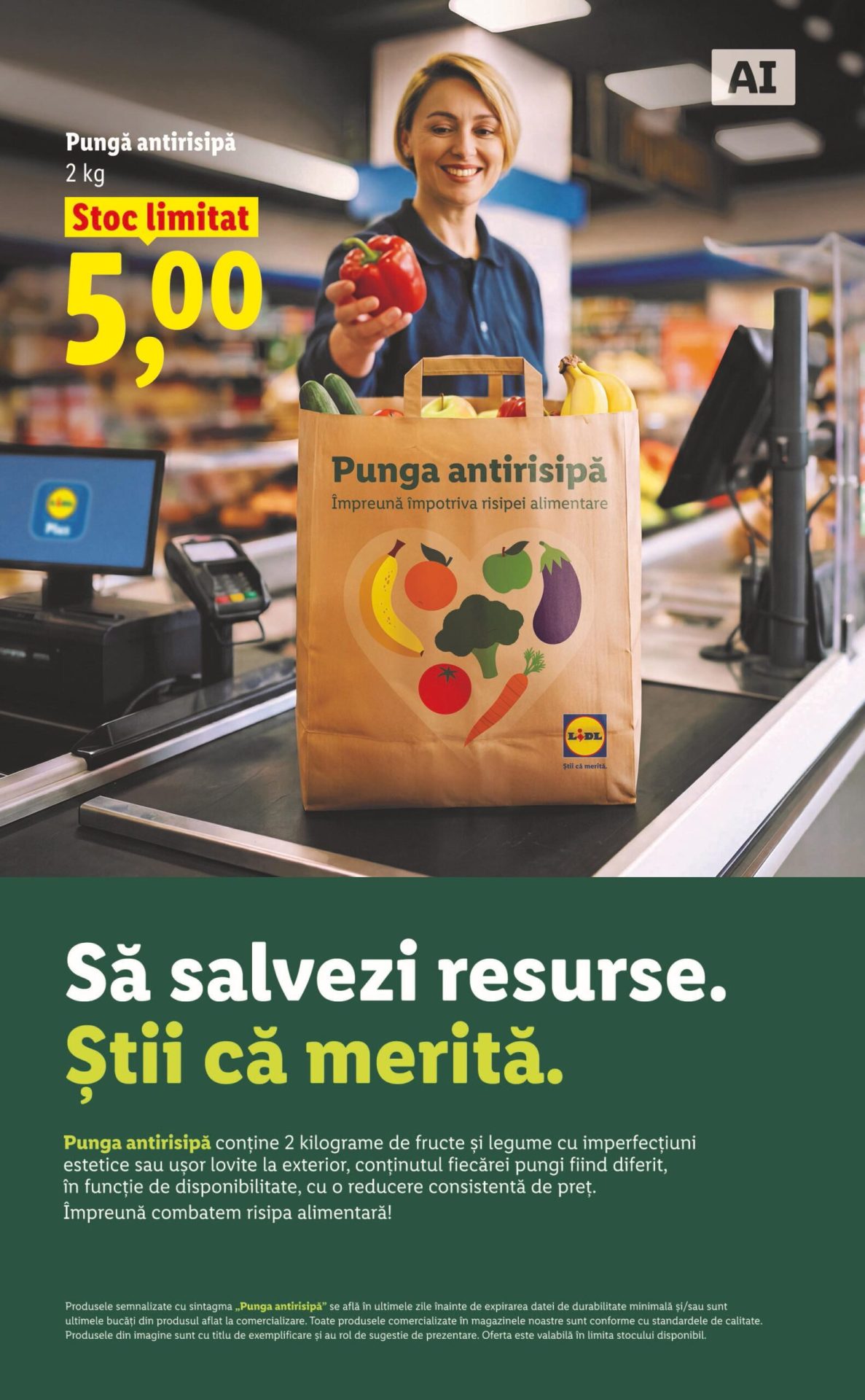 Combatem risipa: Pungă alimentară, primii pași