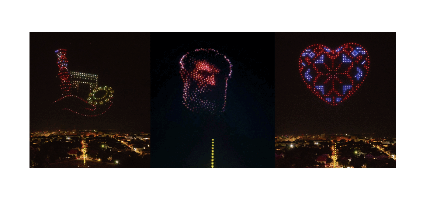Drone românești: De la 50 la Târgu Jiu la un show de 450
