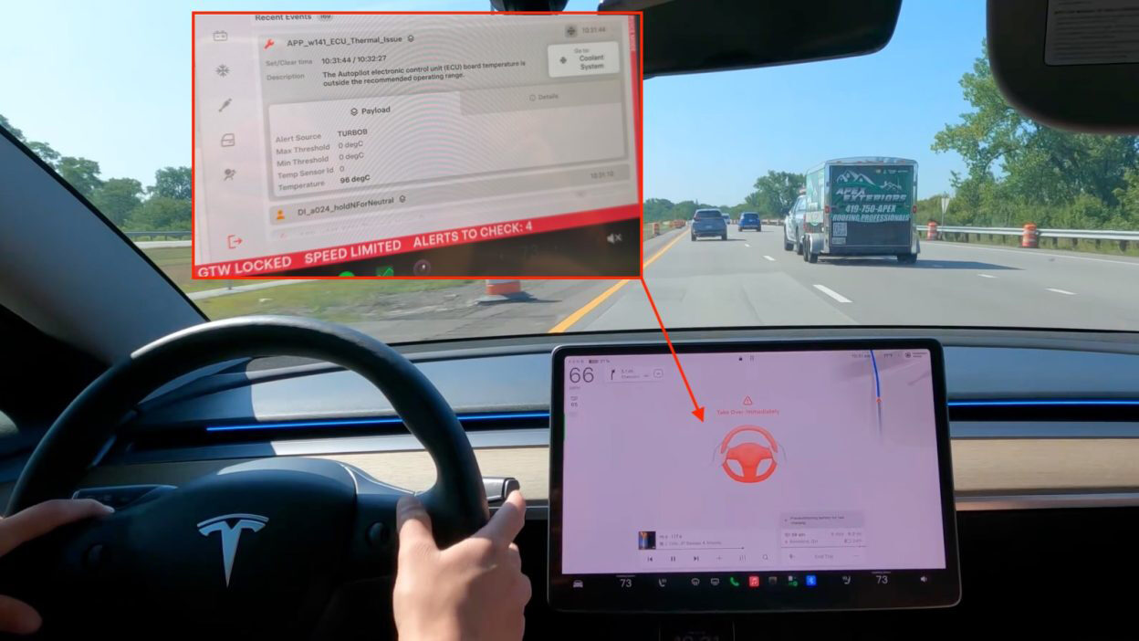 Tesla FSD v14 Lite, probleme de supraîncălzire la modelele vechi
