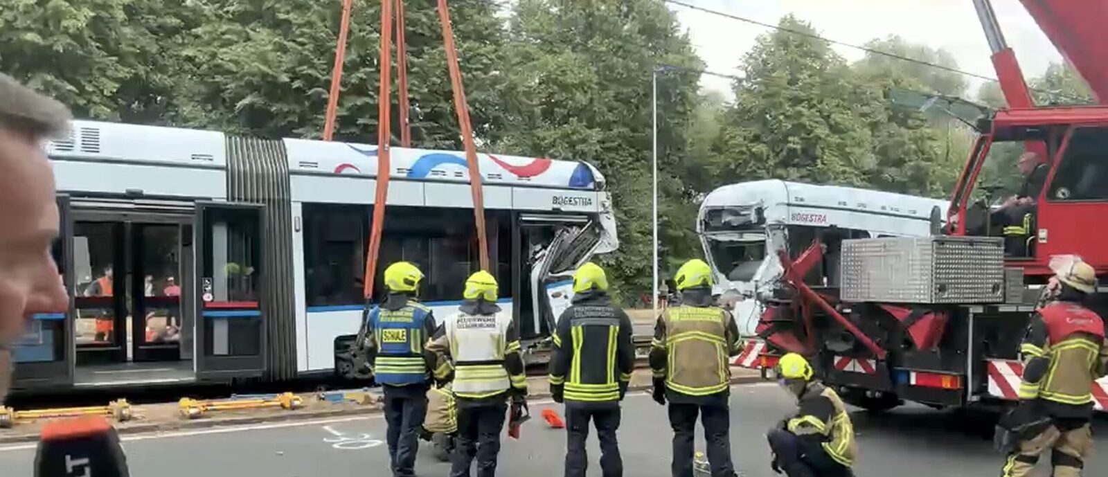 Coliziune tramvaie în Germania: 25 răniți, 10 grav la Gelsenkirchen