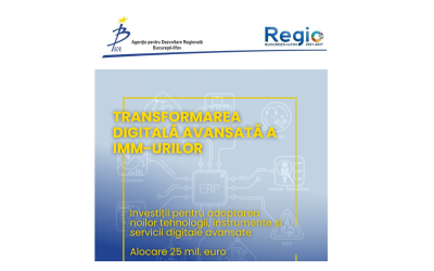 Bani UE: 25 mil. EUR pentru digitalizare IMM în București-Ilfov