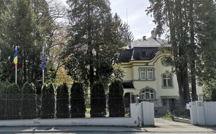 Incendiu lângă Ambasada României din Elveția