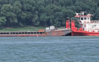 Dunărea, mai liberă la Cernavodă: Operațiunea de scufundare a barjelor, finalizată. Primele efecte curând