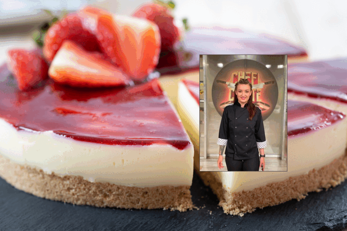 Roxana Blenche: Cheesecake rece cu căpșuni, gata în pași simpli