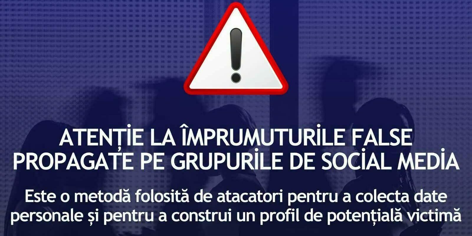 Escrocii fură date: Creditări false pe Facebook și WhatsApp