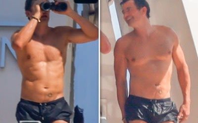 Orlando Bloom dezbrăcat pe iaht cu Woody Harrelson