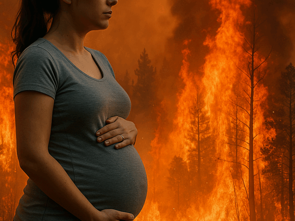 Fumul toxic din păduri, pericol real pentru gravide