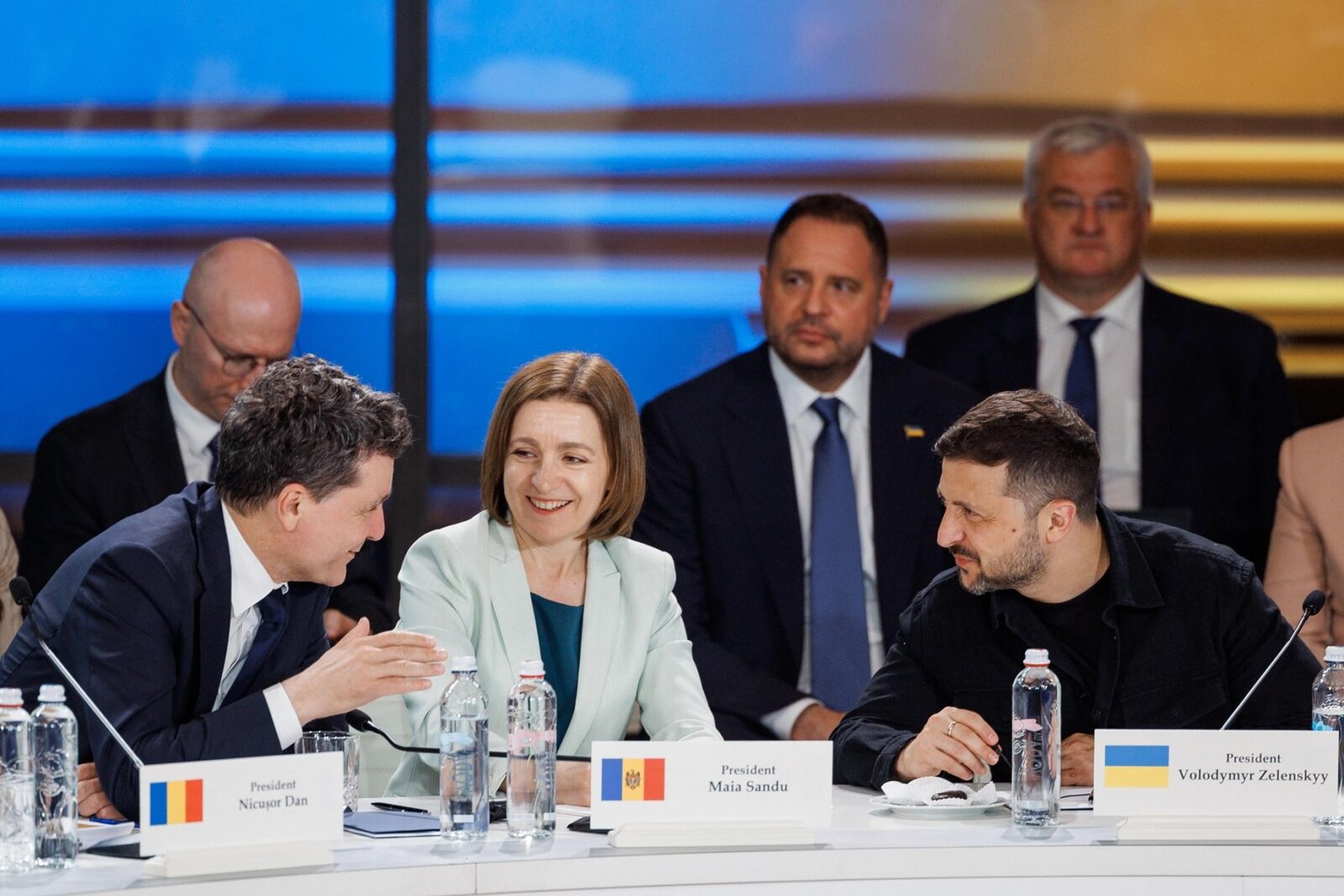 Nicușor Dan, Sandu și Zelenski, declarații comune la Chișinău