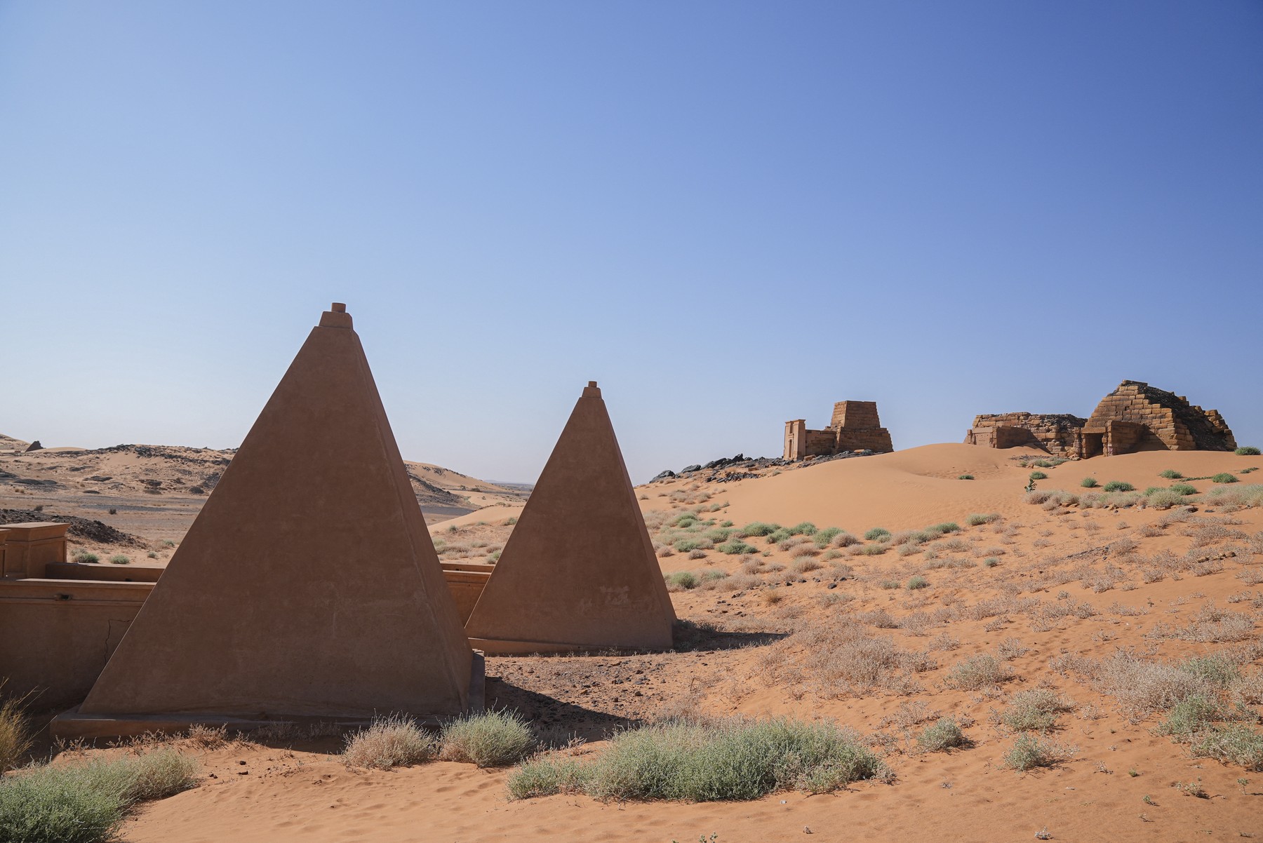 Piramidele din Meroe, în pericol din cauza războiului din Sudan