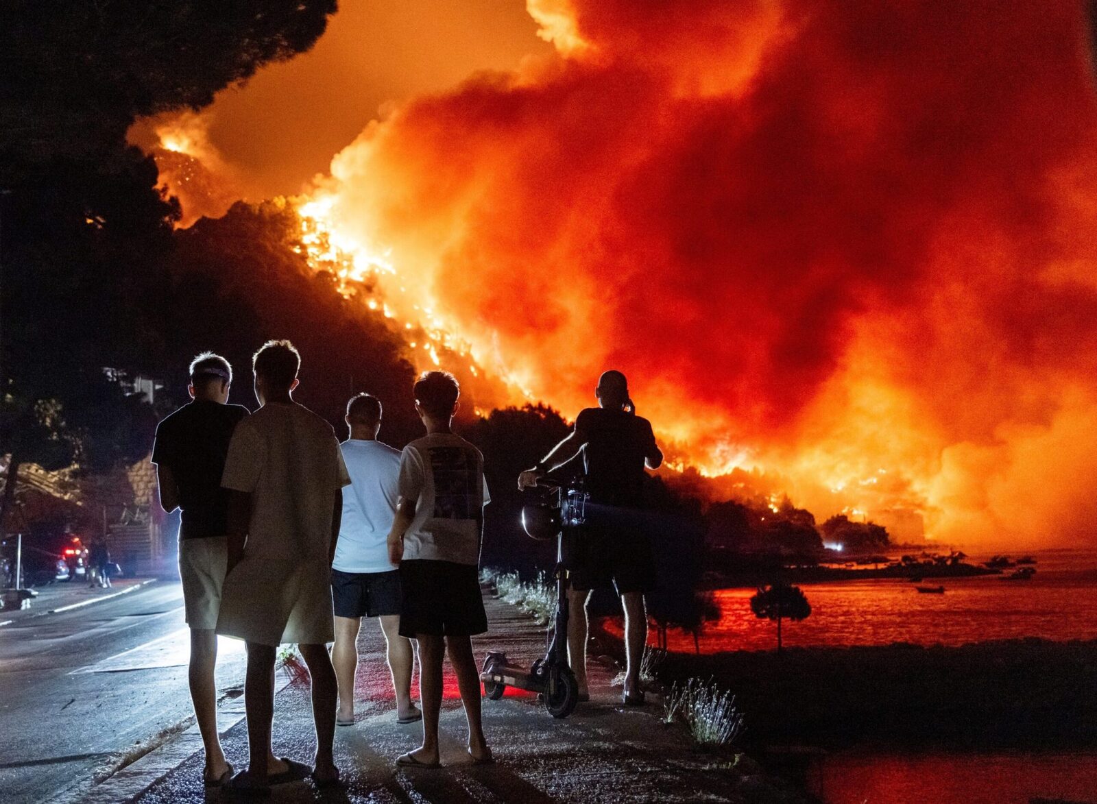 Croația în flăcări: Coastă de Foc pe Adriatica