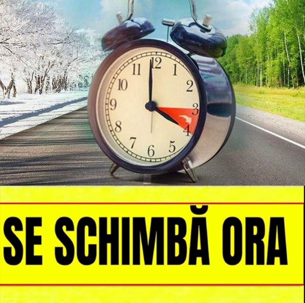 România dă ceasurile înapoi mai devreme în 2026