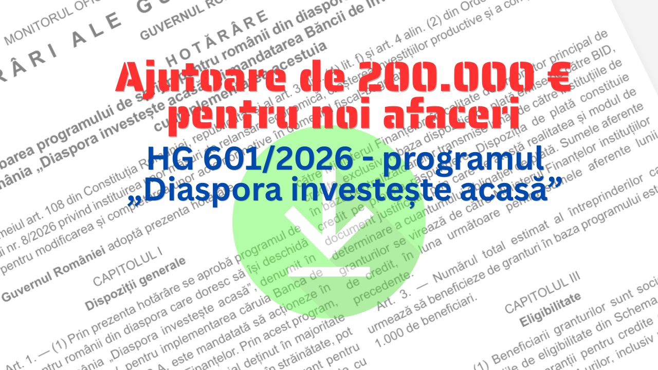 Diaspora investește acasă: 100 mil. € pentru afaceri în România