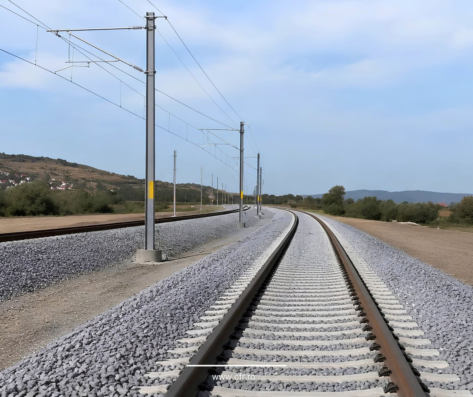 Brașov-Sighișoara: Trenuri spre 160 km/h pe noul tronson