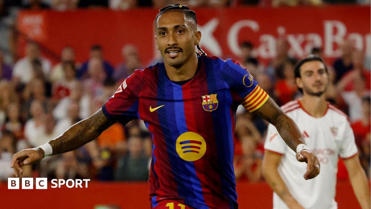 Sevilla 1-3 Barcelona: Raphinha, hat-trick pentru lider