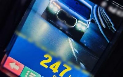 Viteză halucinantă pe A3: 247 km/h, permis suspendat