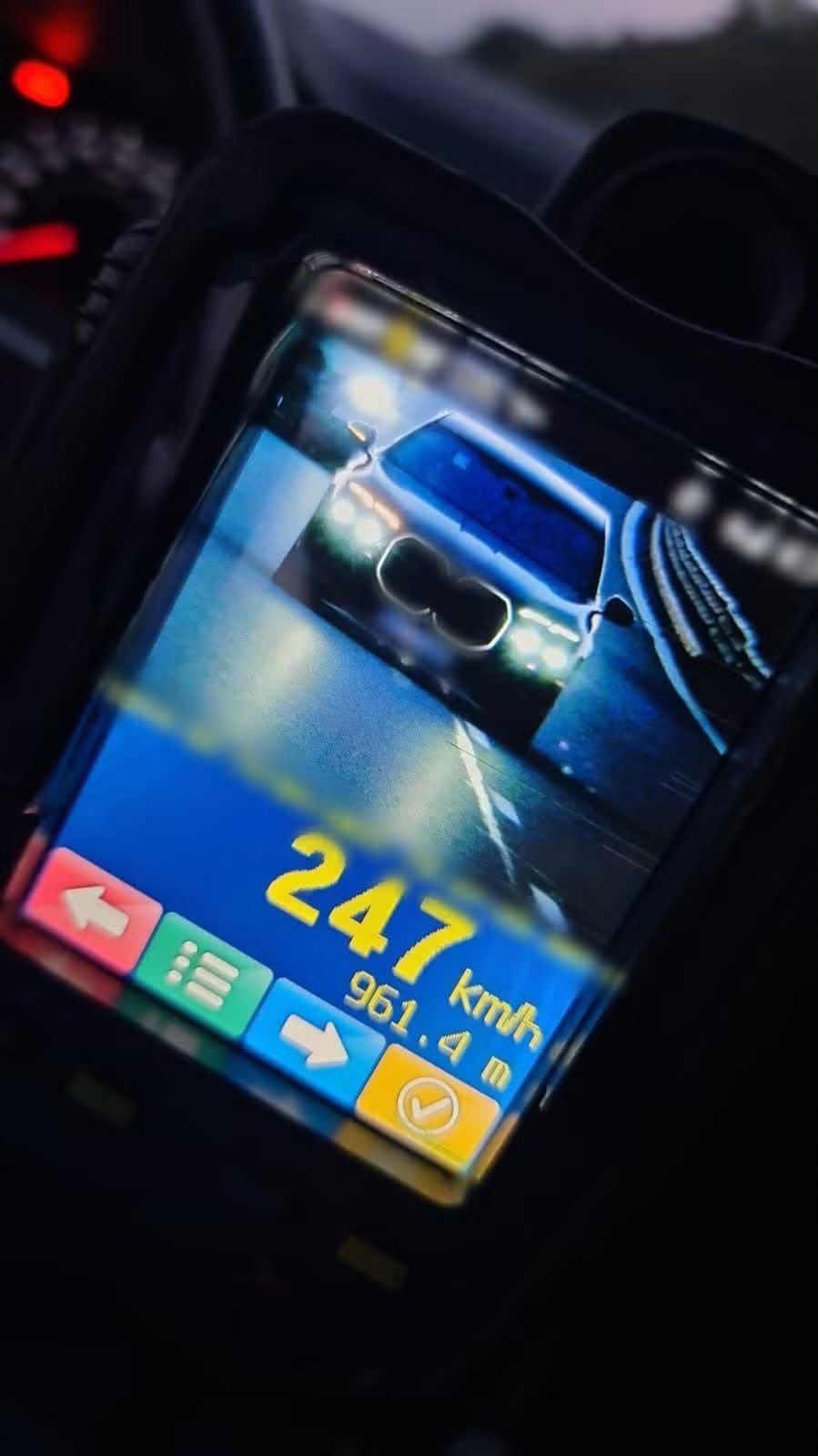 Viteză halucinantă pe A3: 247 km/h, permis suspendat