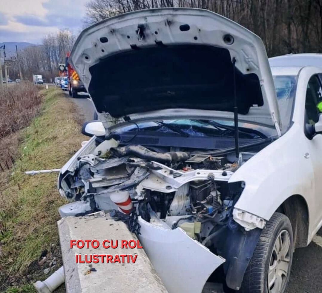 Focșănean izbit într-un cap de pod la Vidra