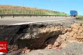 Autostradă: Crăpătură uriașă, imposibil de reparat acum