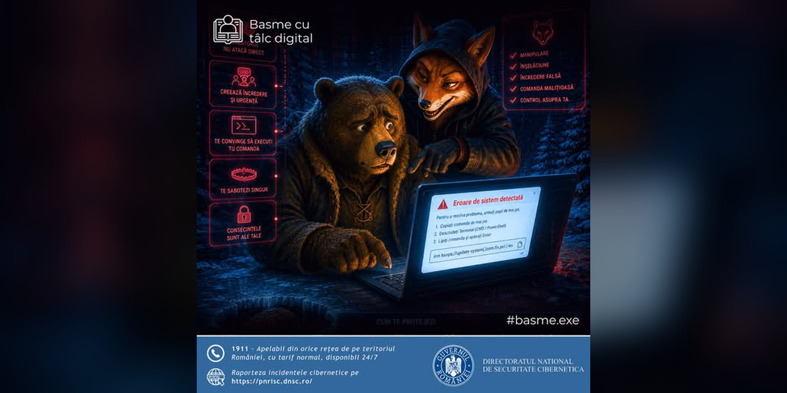 Copiii, în pericol: Nouă capcană online inspirată de „Ursul păcălit”