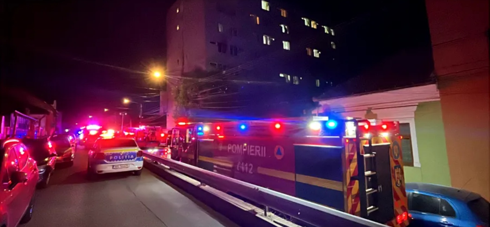 Incendiu în cămin studențesc la Cluj. Studenții, evacuați în siguranță