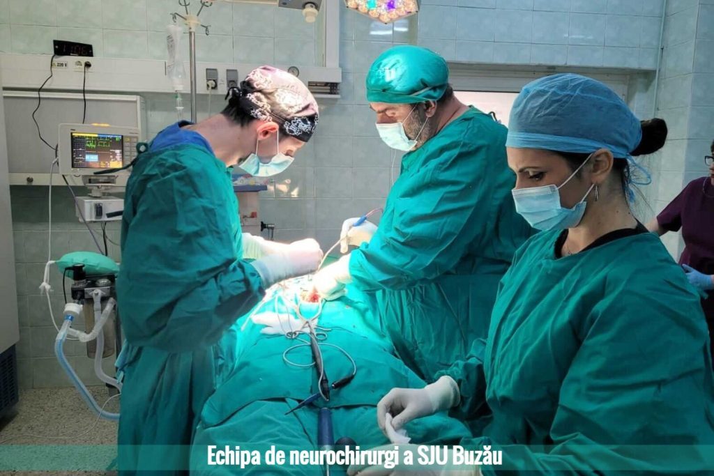 Tumoră gigant, scoasă de neurochirurgii buzoieni