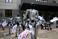 Roboții, în stradă contra AI în Polonia