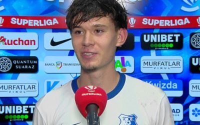 Răzvan Mărincean, 17 ani, a marcat primul gol în SuperLigă. E emoționat