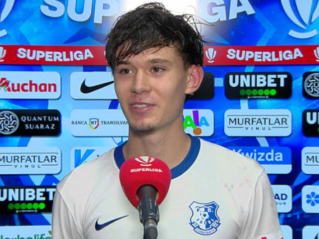 Răzvan Mărincean, 17 ani, a marcat primul gol în SuperLigă. E emoționat