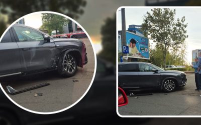 Mihai Stoica a făcut accident și mașina e daună totală. Imagini de la locul impactului. „Sunt nevinovat 100%”. EXCLUSIV