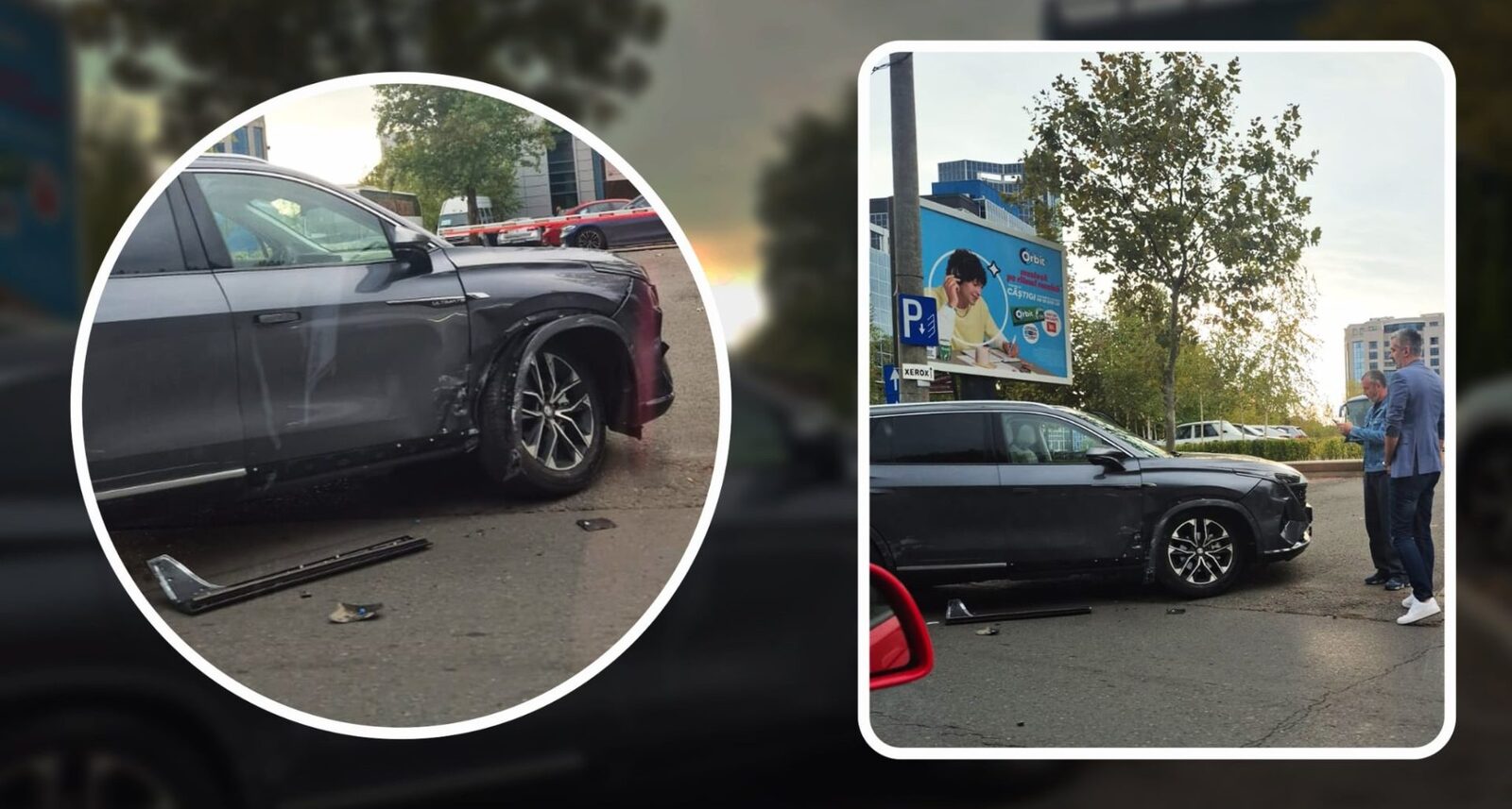 Mihai Stoica a făcut accident și mașina e daună totală. Imagini de la locul impactului. „Sunt nevinovat 100%”. EXCLUSIV