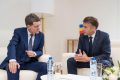 Nicuşor Dan, discuție cu Macron despre candidatura România la OIF