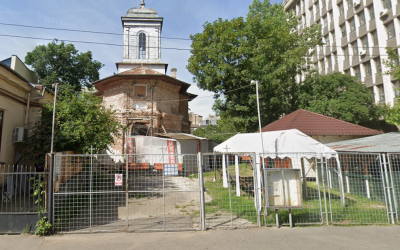 Biserica Manea Brutaru, reabilitare de 10 milioane lei. S-a găsit o necropolă cu 100 de morminte