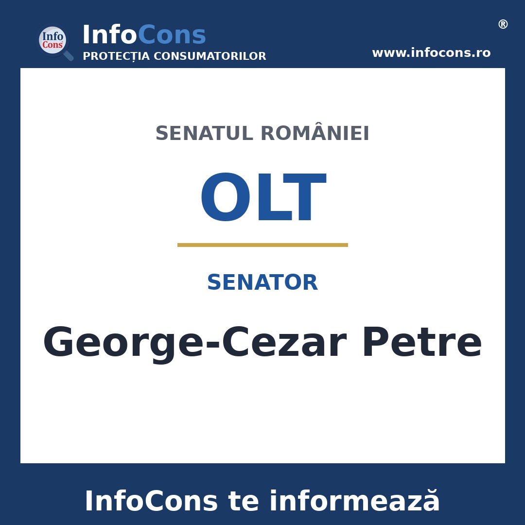 Senatul, Petre și InfoCons: Ce trebuie să știi