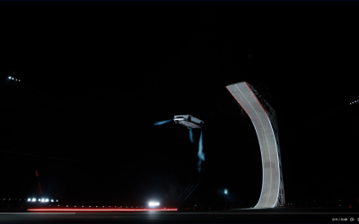 Tesla unveils what it says is a flying car, called the Roadster