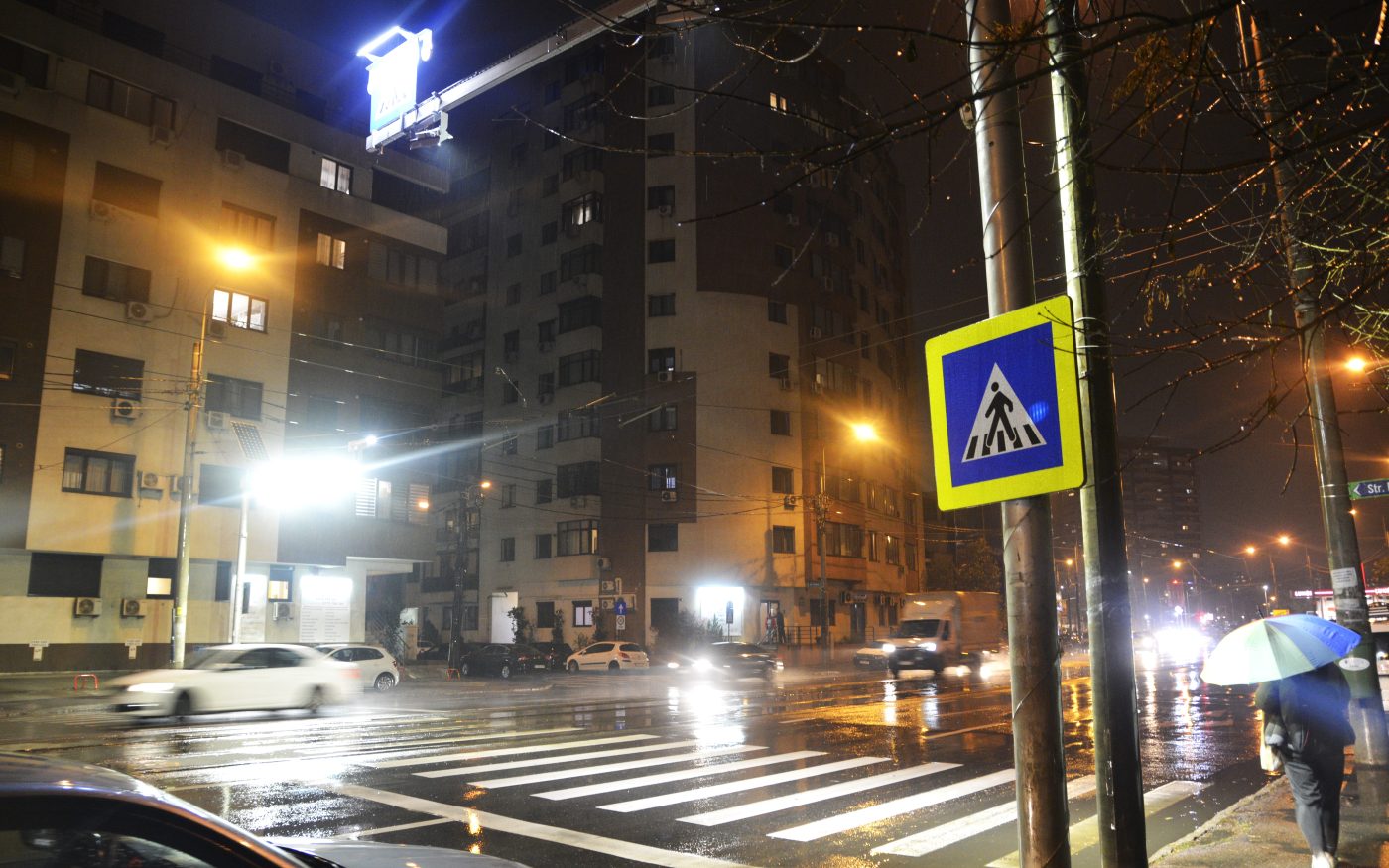 000€ pentru lumini la treceri. Sector 1, contract cu firma PMB