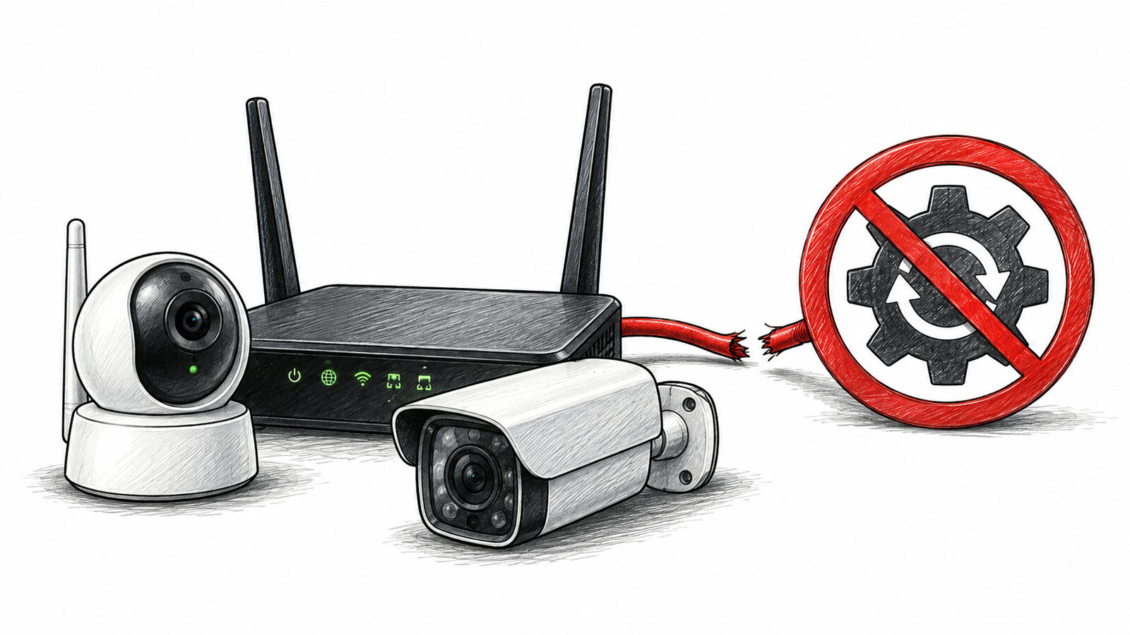 Cine plătește pentru camere și routere neactualizate