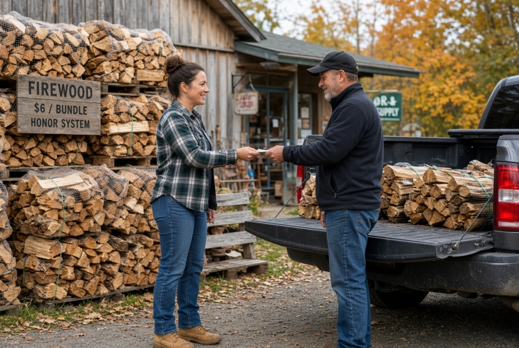 Lemne de foc în America: Româncă din Pennsylvania dezvăluie prețul pe mașină VIDEO