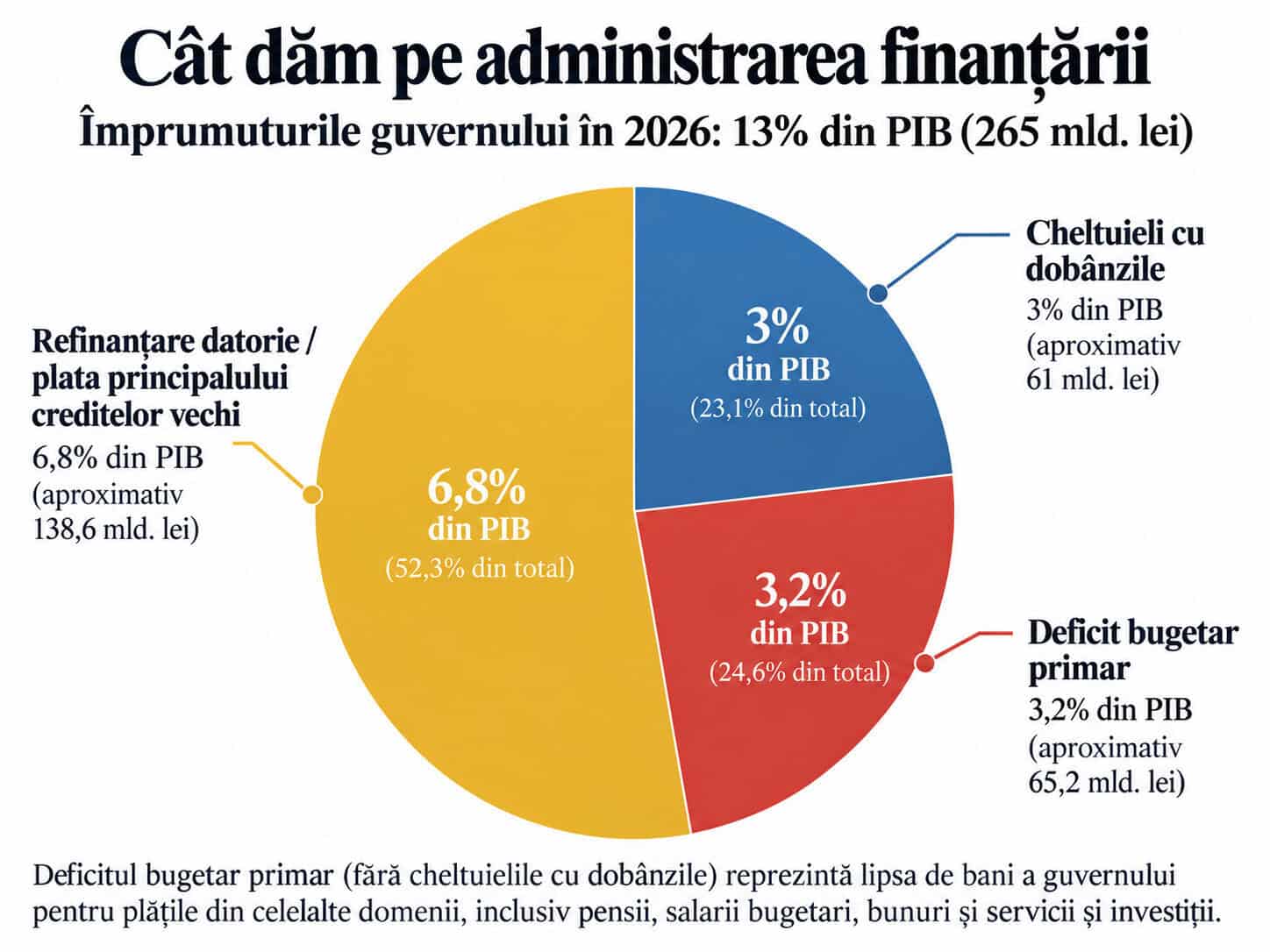 România, pe datorii: 75% din bani pentru dobânzi și rostogolire
