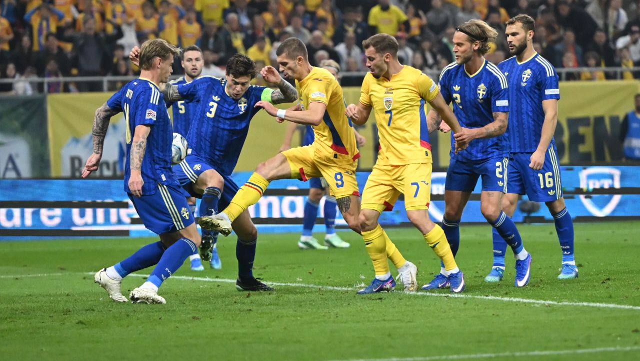 România-Suedia 0-1: Tricolorii, înfrângere amară în Liga Națiunilor