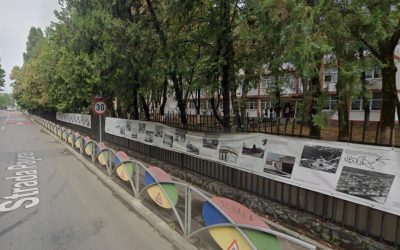 Brâncoveanu: Expoziție pe gard cu „Pajura” și tinerii creatori